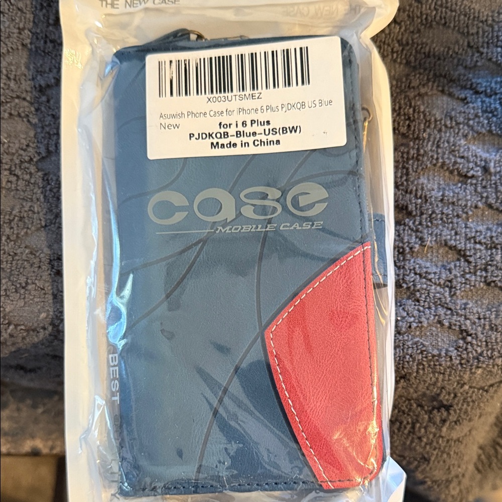 Blue and Red Phone Case for iPhone 6 Plus